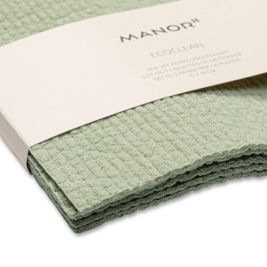 Manor Chiffons de nettoyage, set de 5 EcoClean 