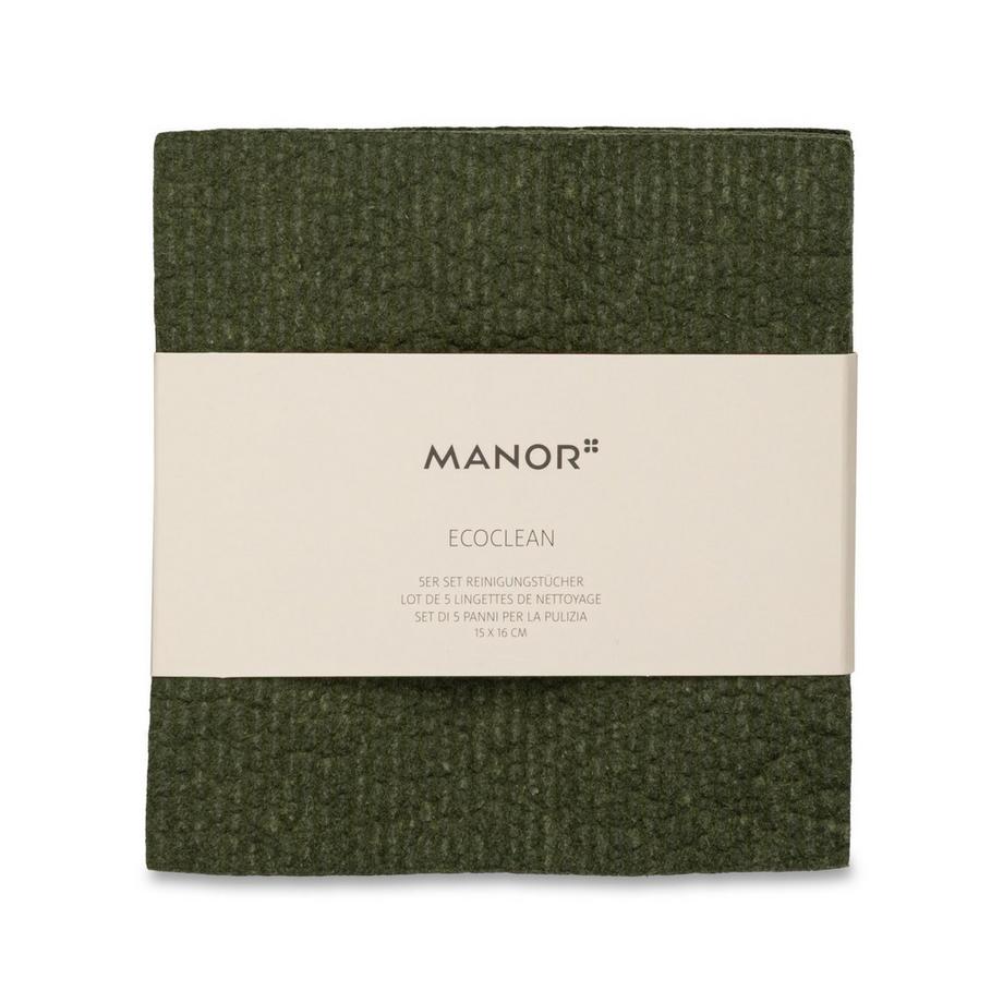 Panno per la pulizia, set da 5