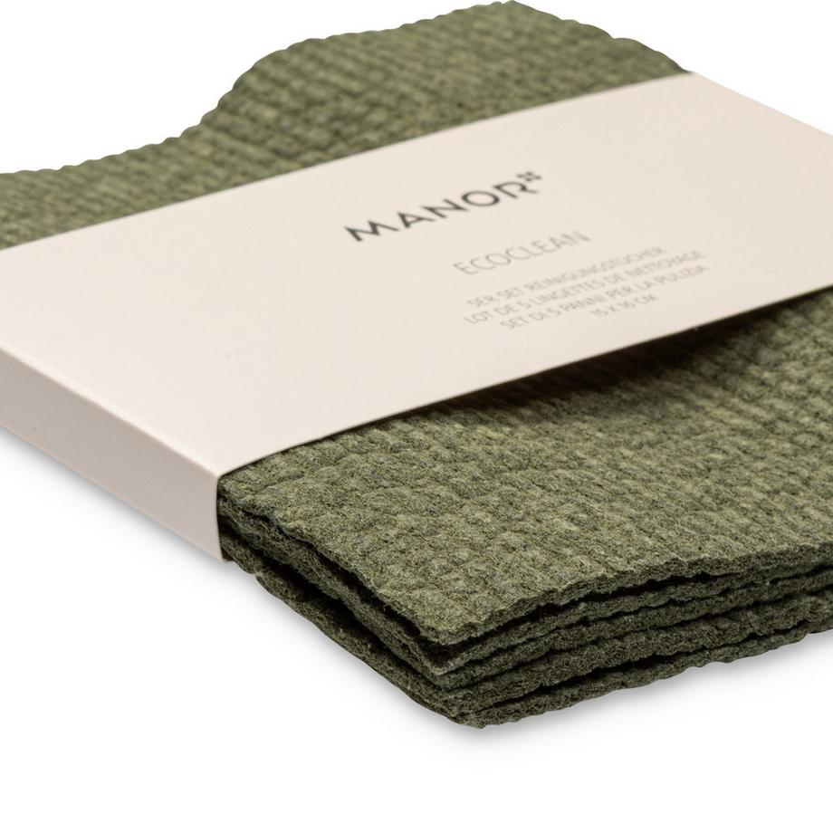 Manor Chiffons de nettoyage, set de 5 EcoClean 