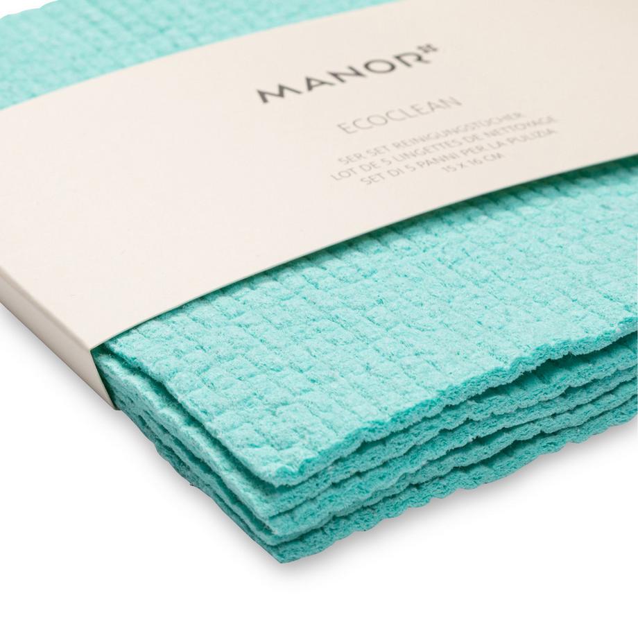 Manor Chiffons de nettoyage, set de 5 EcoClean 