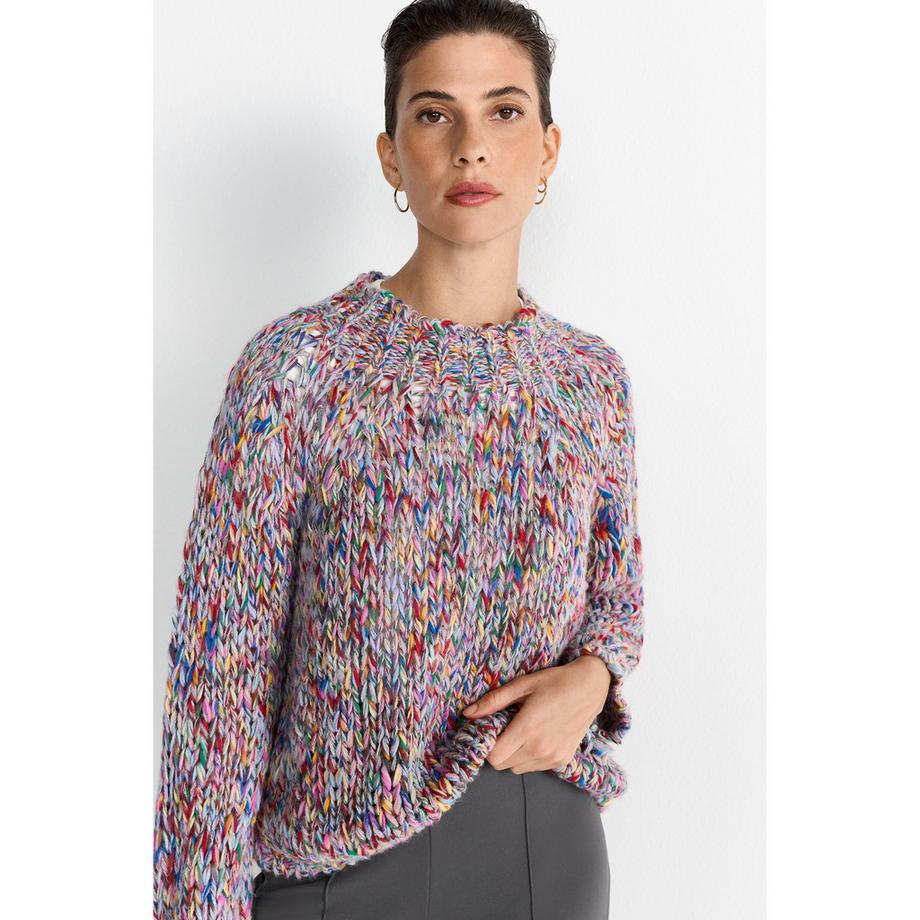 Rich & Royal Mehrfarbiger Strickpullover  