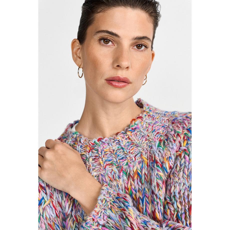 Rich & Royal Mehrfarbiger Strickpullover  