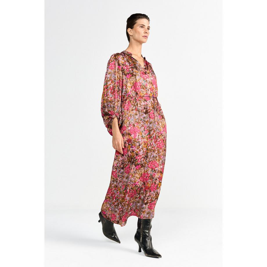 Rich & Royal Abito lungo floreale a maniche lunghe  