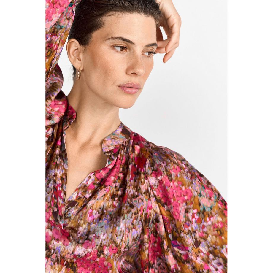 Rich & Royal Abito lungo floreale a maniche lunghe  