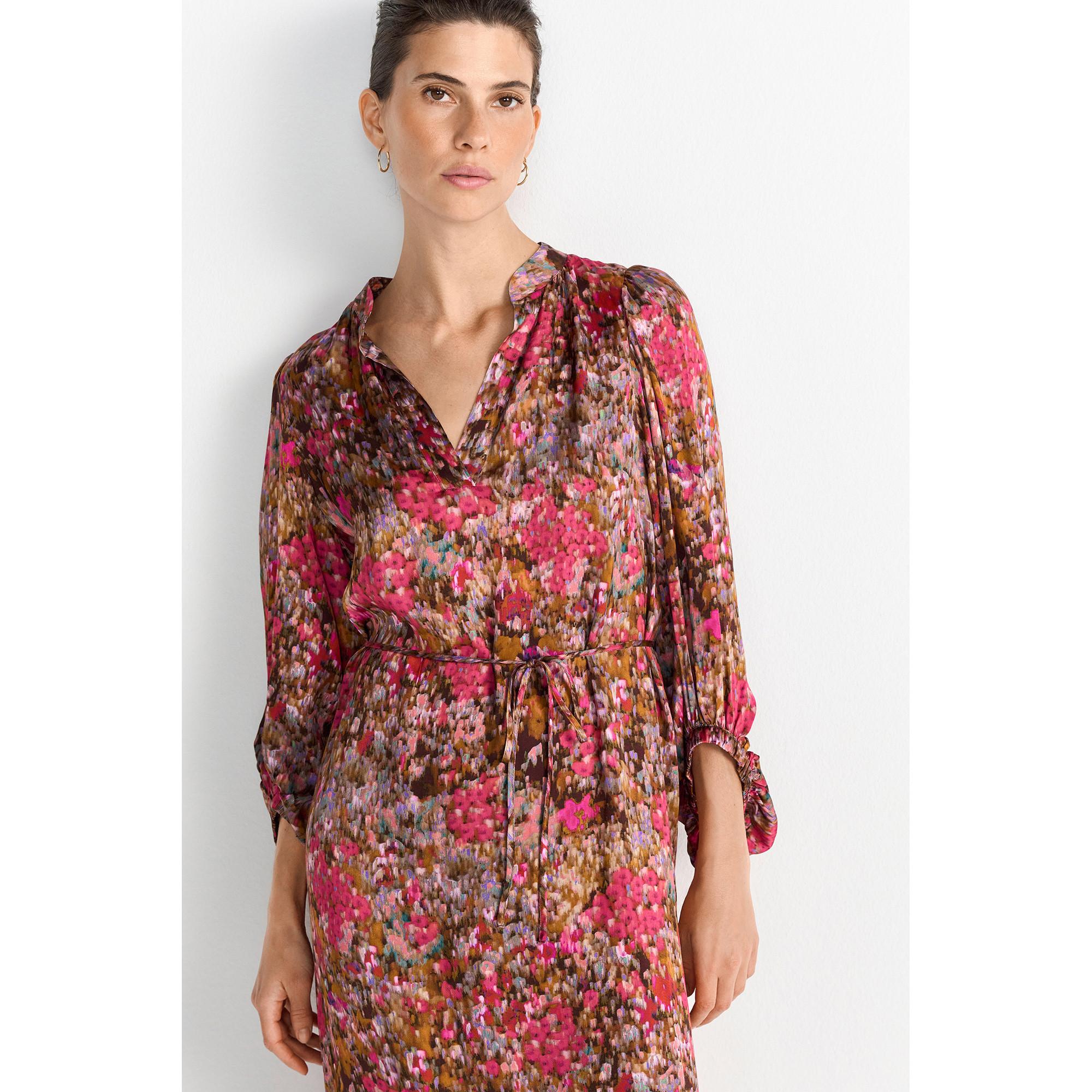 Rich & Royal Abito lungo floreale a maniche lunghe  