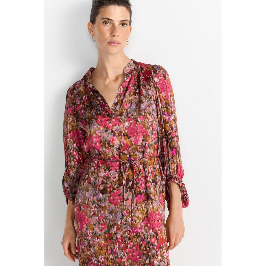 Rich & Royal Abito lungo floreale a maniche lunghe  