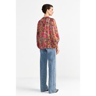 Rich & Royal Camicetta floreale scollo a V  