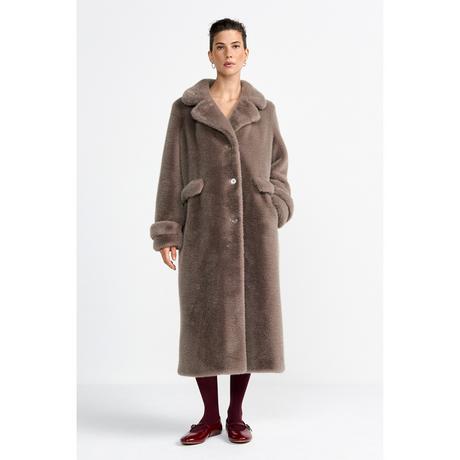 Rich & Royal Cappotto lungo collo a revers  