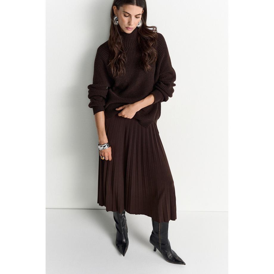 Rich & Royal Gonna Midi Plissettata  