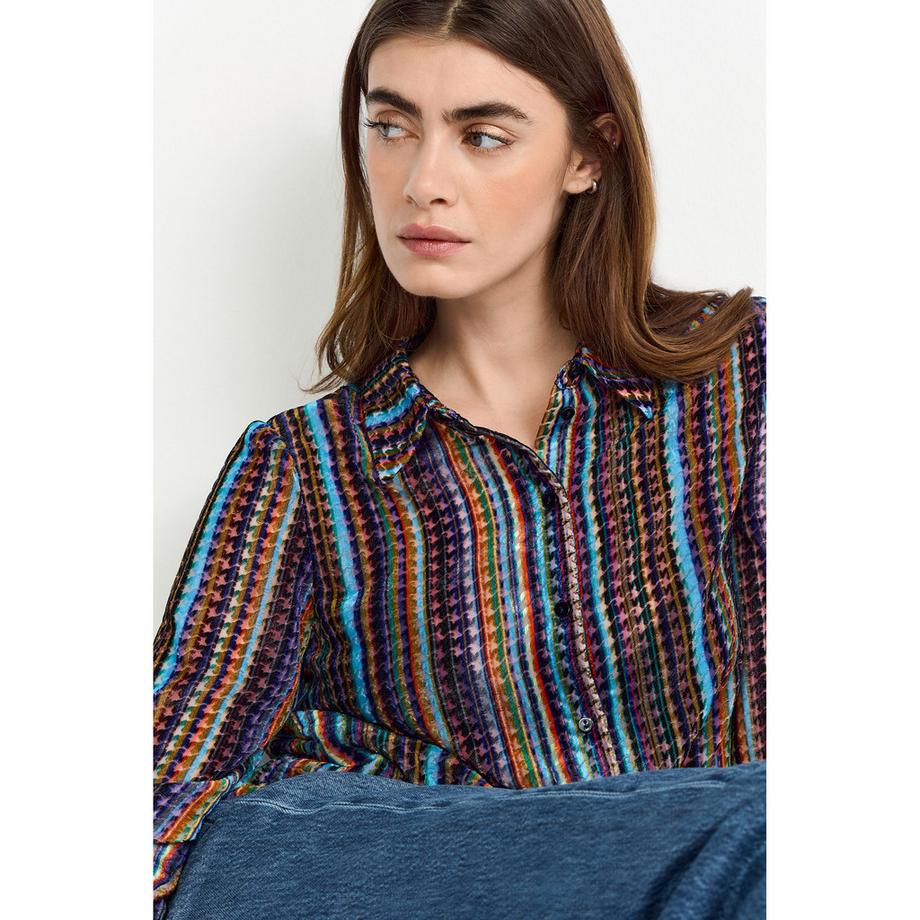 Rich & Royal Gestreifte Regular Fit Bluse  