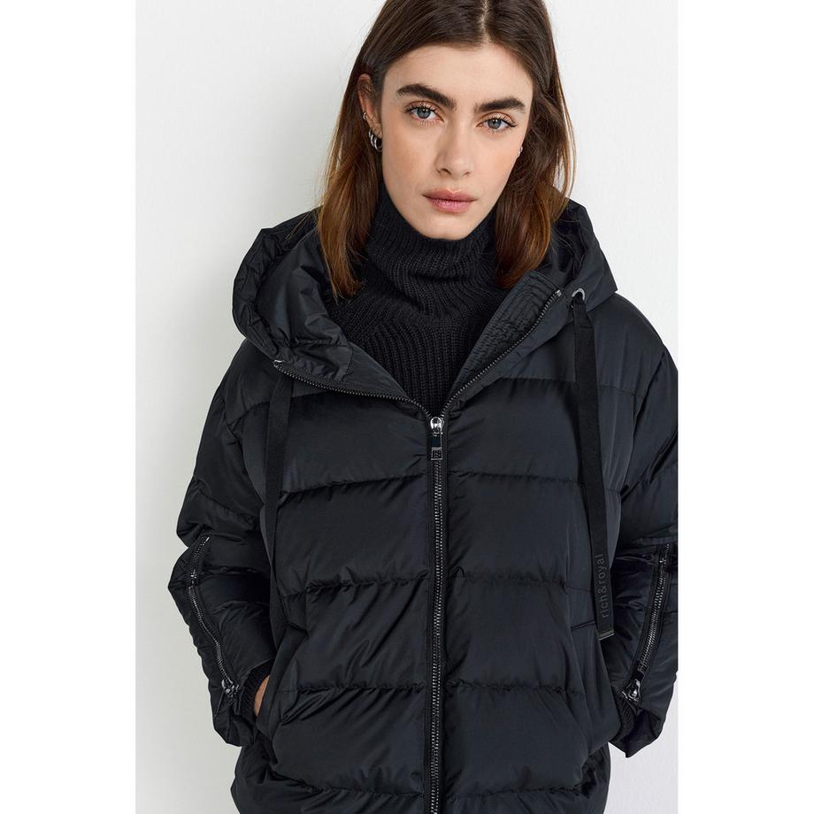 Rich & Royal Pufferjacke Kapuze  