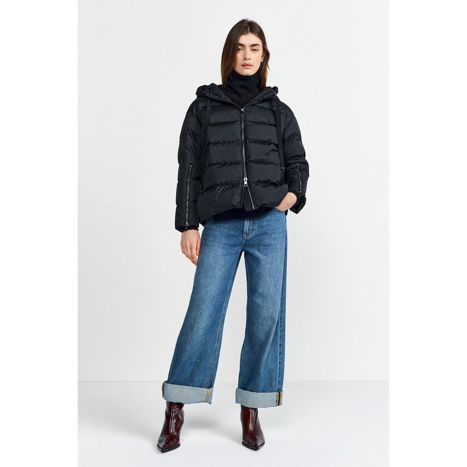 Rich & Royal Pufferjacke Kapuze  