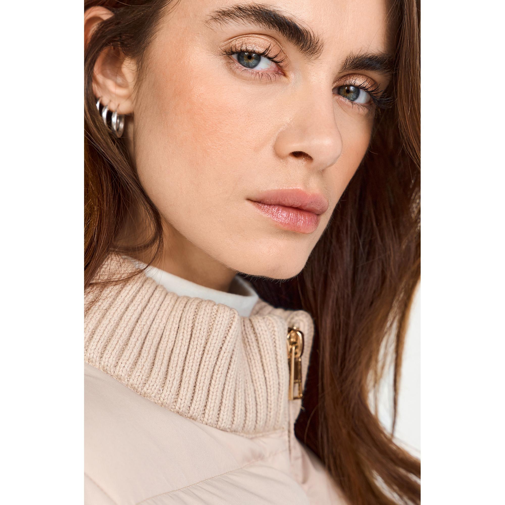 Rich & Royal Gestepptes Gilet mit Rippkragen  