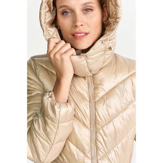 Rich & Royal Manteau long matelassé à capuche  