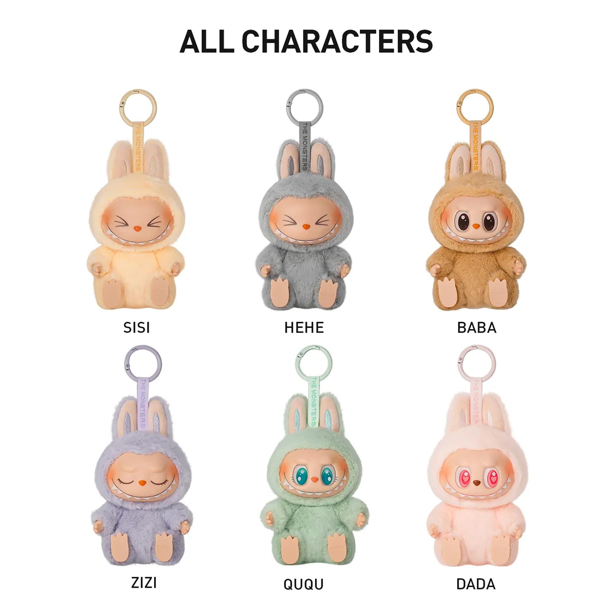 Popmart Beauty Labubu The Monsters Have a Seat Keychain Series Pacchetto Sorpresa  