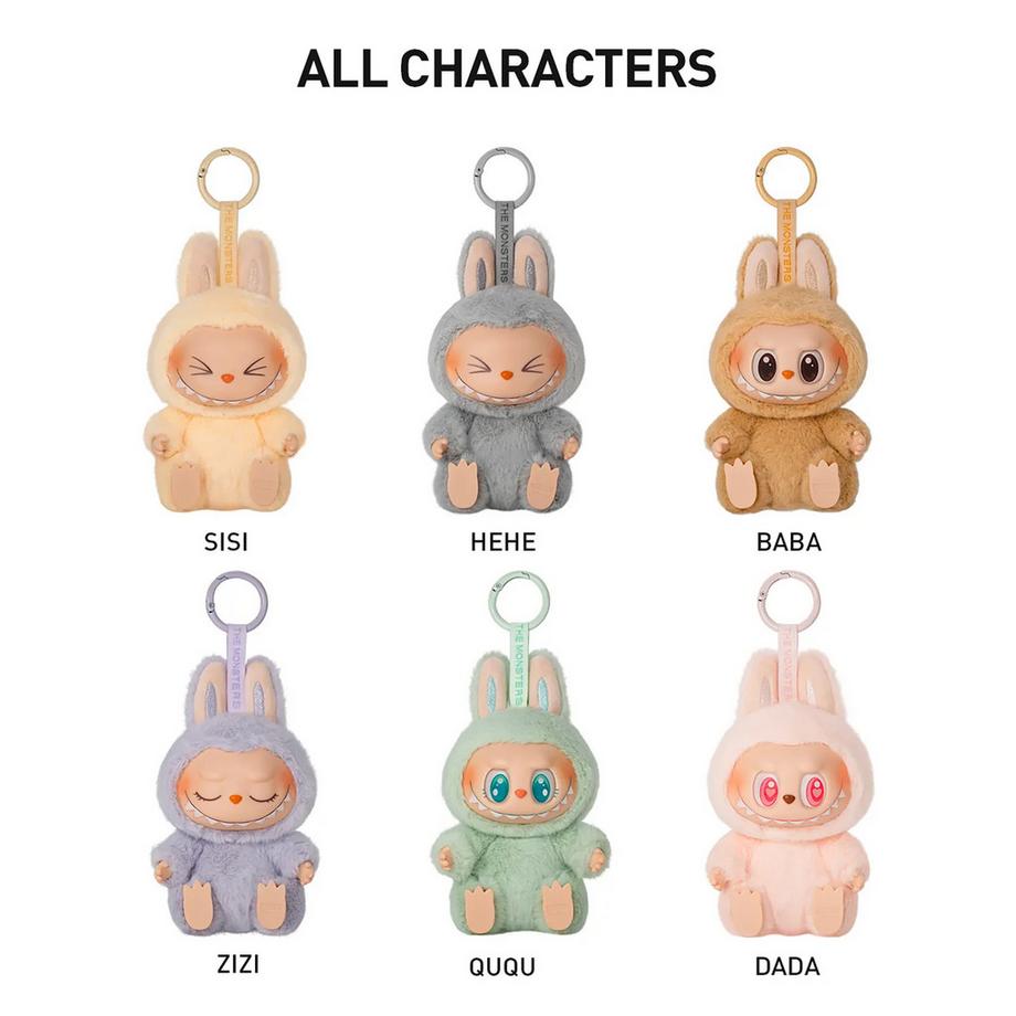 Popmart Beauty Labubu The Monsters "Have a Seat" Keychain-Series, Pacchetto sorpresa  