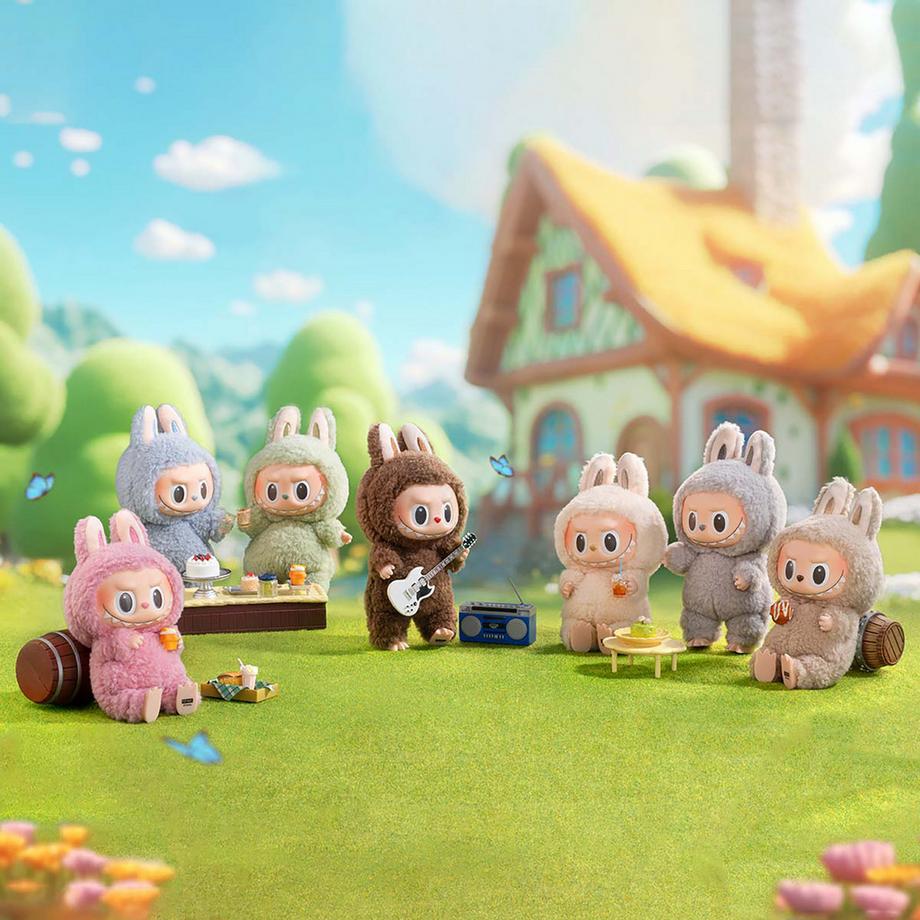 Popmart Beauty Labubu The Monsters Macaron Keychain Series Überraschungspack  