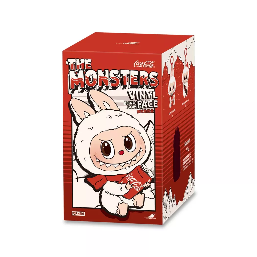 Popmart Beauty - "Labubu The Monsters ""Coca Cola"" Keychain-Serie, Überraschungspack", 1 Stück, Multicolor