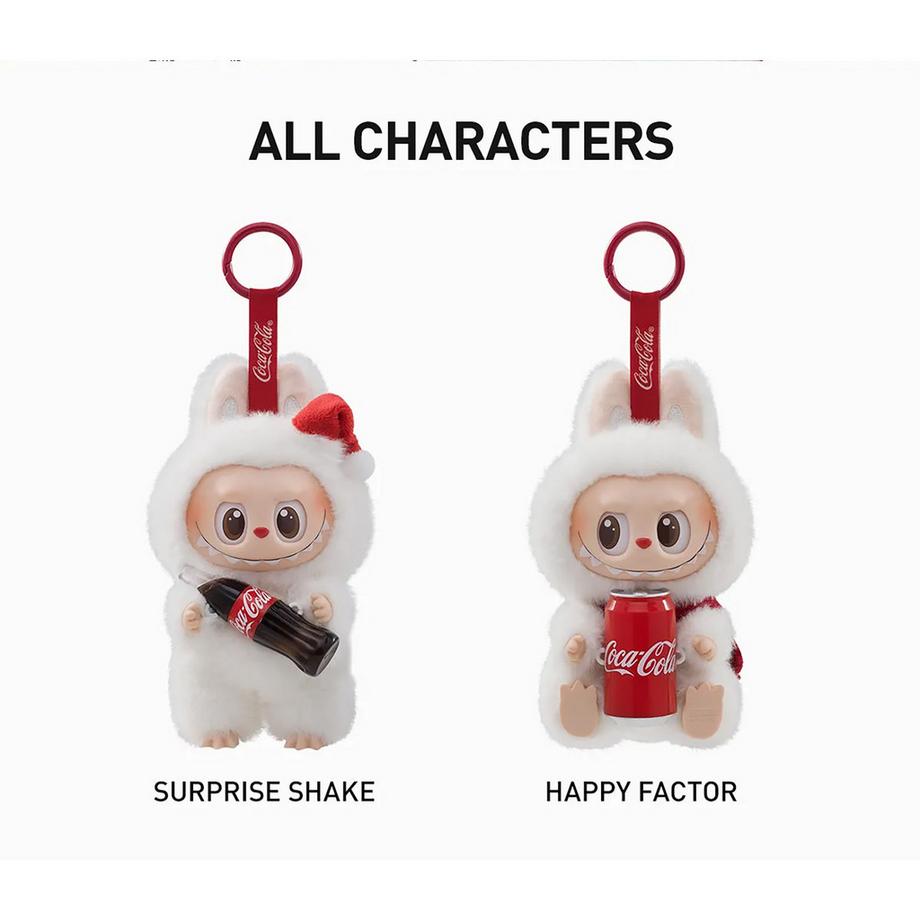 Popmart Beauty Labubu The Monsters Coca Cola Keychain Serie Überraschungspack  