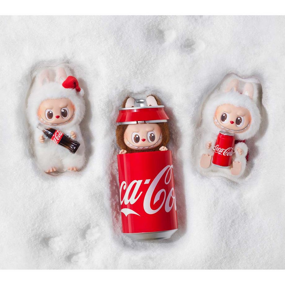 Popmart Beauty Labubu The Monsters Coca Cola Keychain Serie Überraschungspack  
