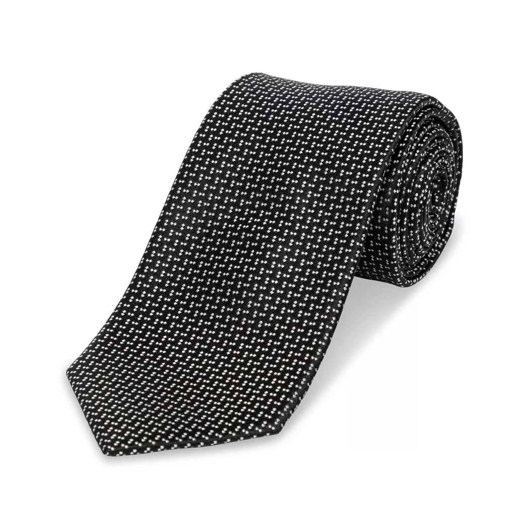 Manor Man - Krawatte, für Herren, Black, Größe ONESIZE