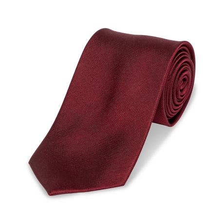 Manor Man Cravate Unie en Soie  