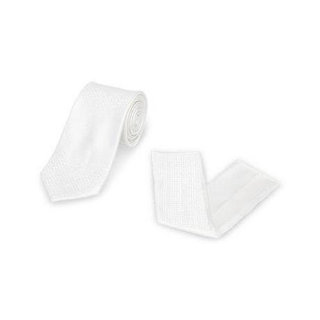 Manor Man Cravatta Jacquard con Pochette  