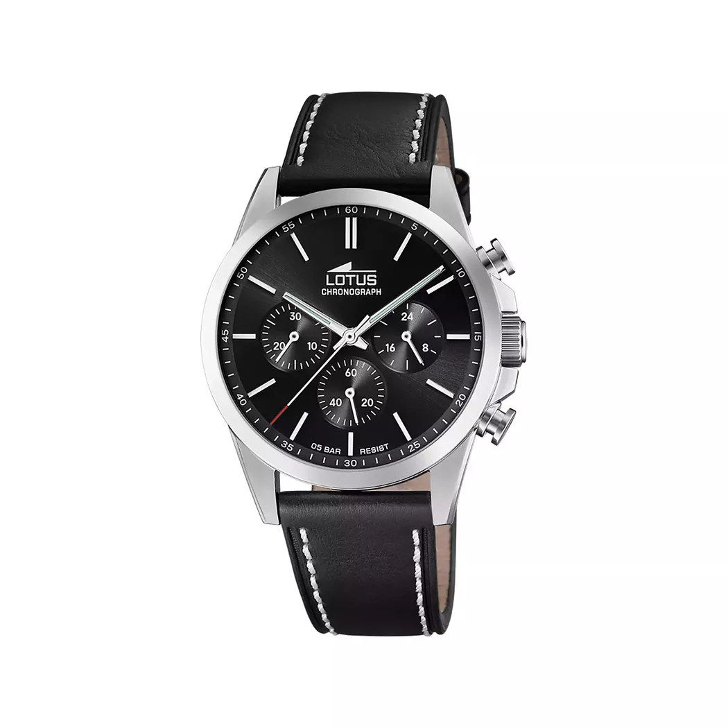 Lotus - Chronograph Uhr, 41mm, Black 2