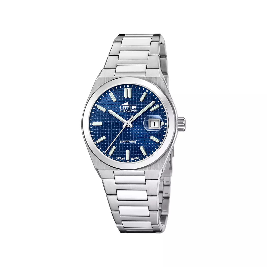 Lotus - Automatikuhr, Automatico, 39mm, Silber