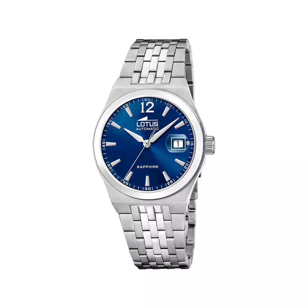 Lotus - Automatikuhr, Automatico, 39mm, Silber