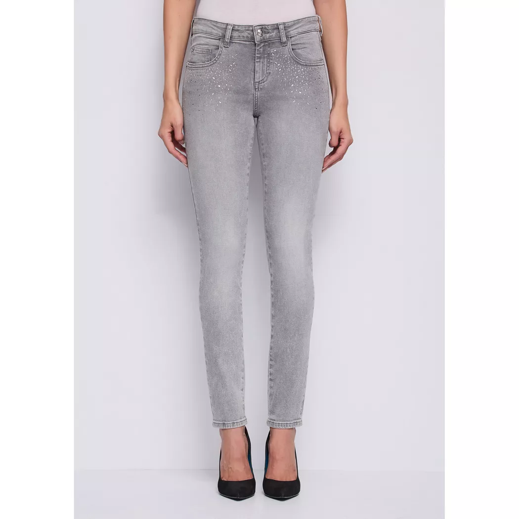 GAUDI - Jeans, für Damen, Grau, Größe W28/L30