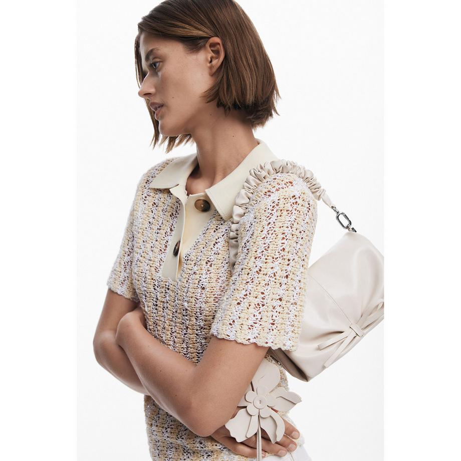 Desigual Borsa a Tracolla con Dettaglio Fiocco  