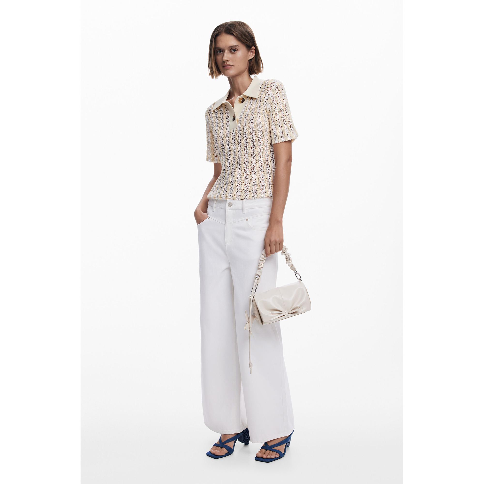 Desigual Borsa a Tracolla con Dettaglio Fiocco  