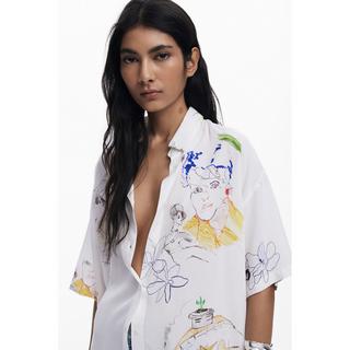 Desigual Bedrucktes Kurzarmhemd  