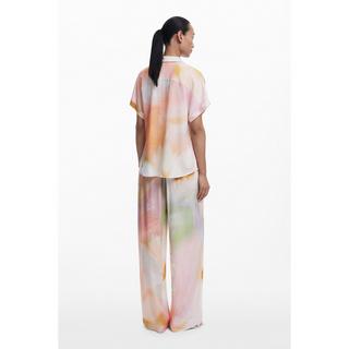 Desigual Kurzarm Tie Dye Hemd  