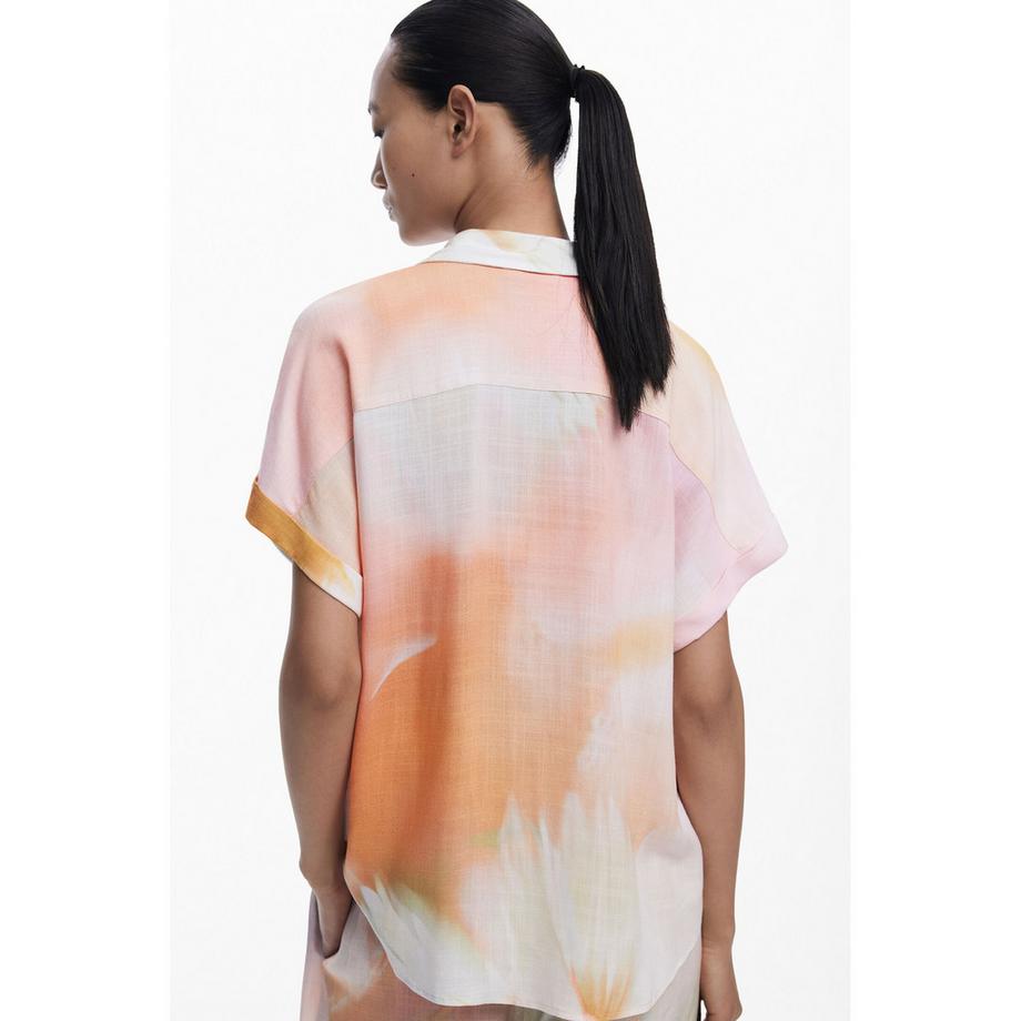 Desigual Camicia Maniche Corte Tie Dye  