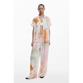 Desigual Kurzarm Tie Dye Hemd  