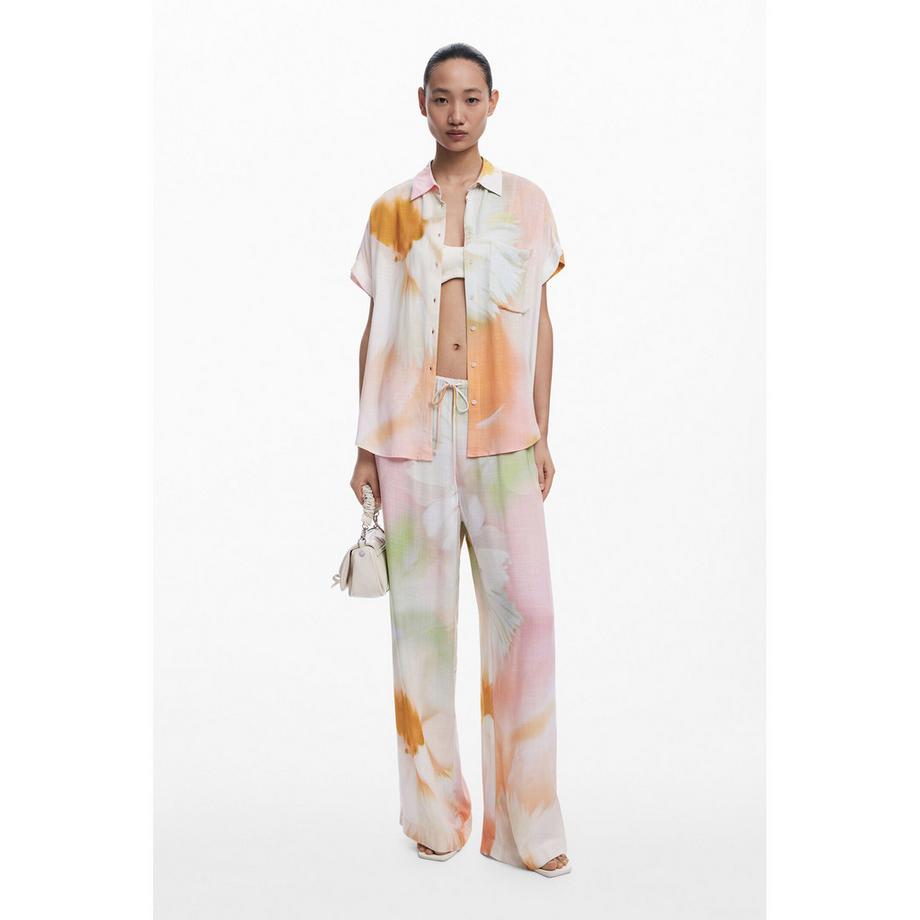 Desigual Camicia Maniche Corte Tie Dye  