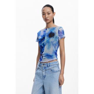 Desigual T-shirt Tie-Dye Cropped  