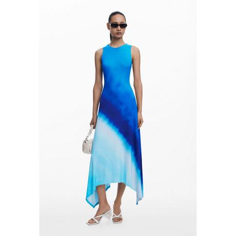 Desigual Abito Maxi Senza Maniche Tie-Dye  