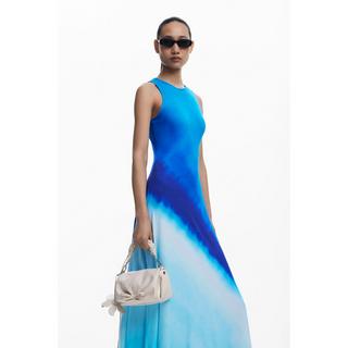 Desigual Abito Maxi Senza Maniche Tie-Dye  