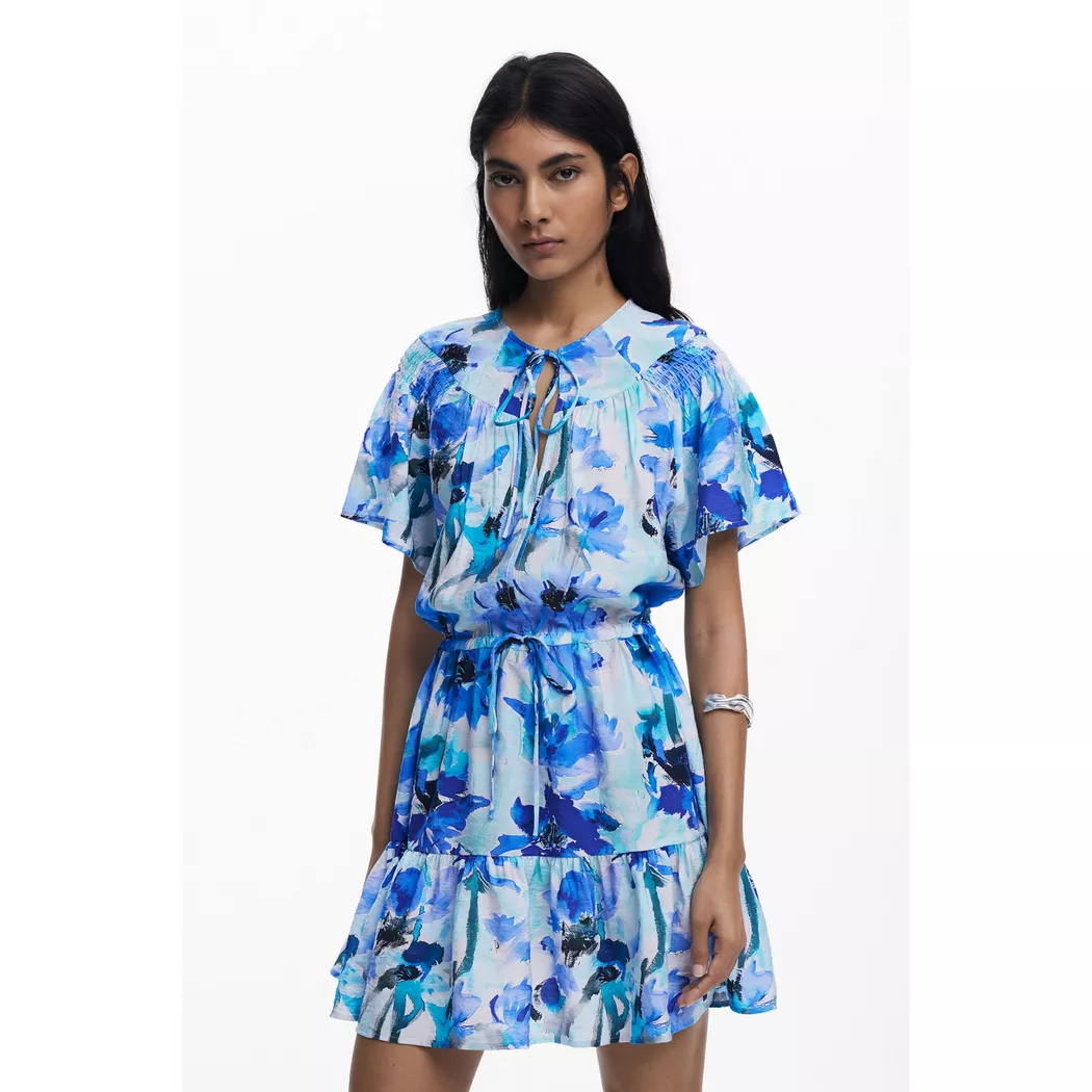 Desigual - Kleid, für Damen, Blau, Größe L