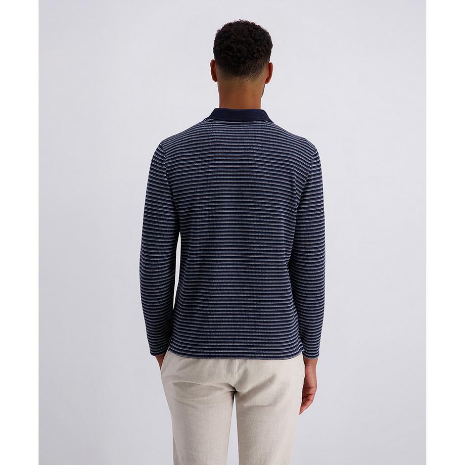 pierre cardin Polo Maniche Lunghe a Righe  