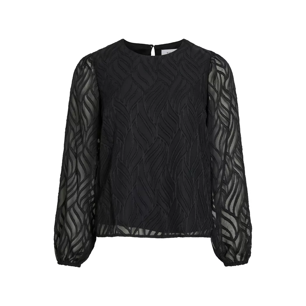 VILA - Bluse, für Damen, Black, Größe 34