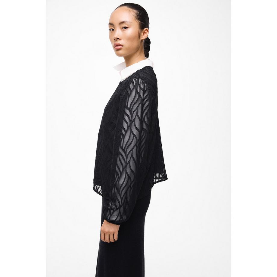 VILA Camicetta a maniche lunghe fantasia  