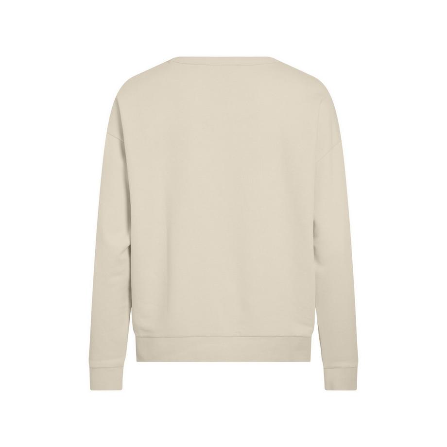 VILA Langarm T-Shirt mit abstraktem Print  