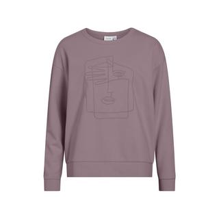 VILA T-Shirt Maniche Lunghe Stampa Astratta  