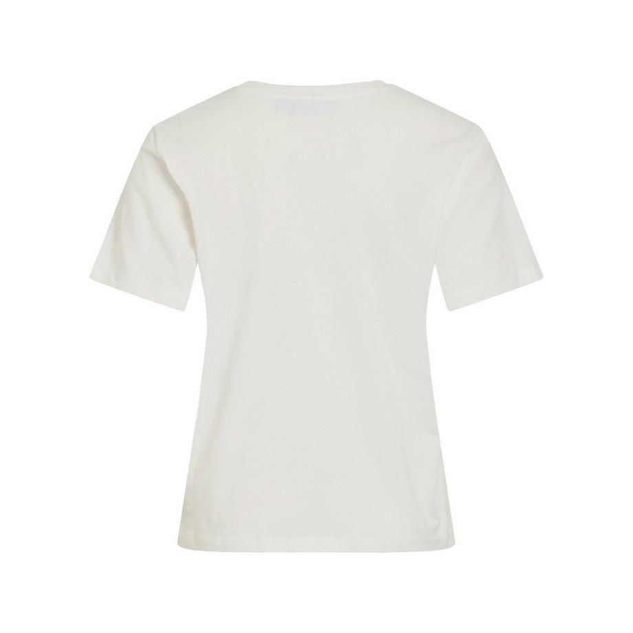 VILA T-shirt Stampa Viso Astratto  