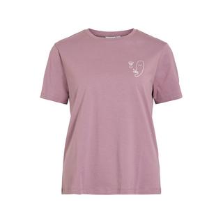 VILA T-shirt Stampa Viso Astratto  