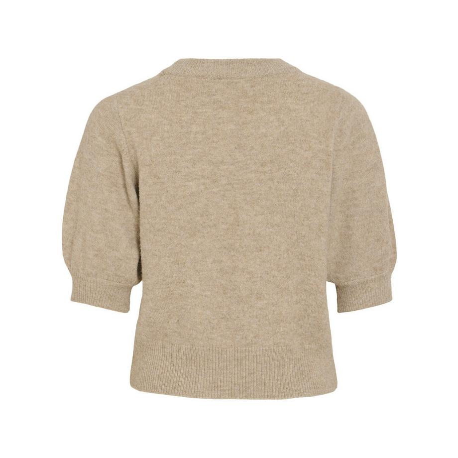 VILA Pullover mit Blumenapplikationen  